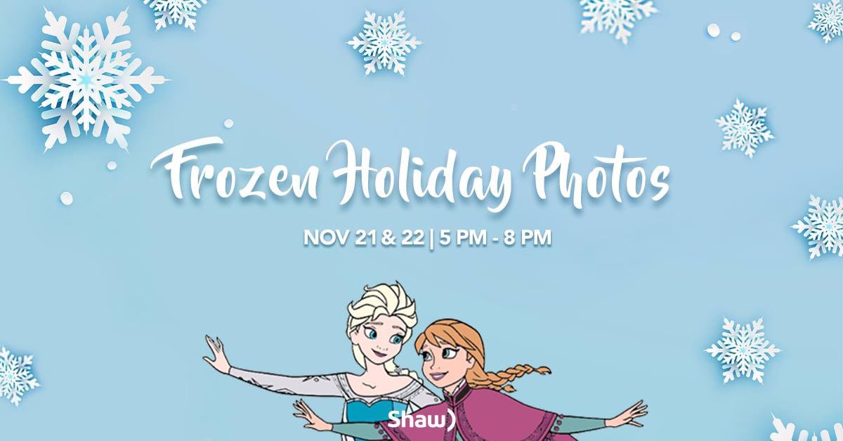 FROZEN sisters + Santa Claus at <a href="/LondonderryMall/">Londonderry Mall</a> this Thursday &amp; Friday from 5-8 p.m. ❄️🎅🏻 #holidayphotos #letitsnow #yegchristmas #yegholidays #yeg #yegmedia