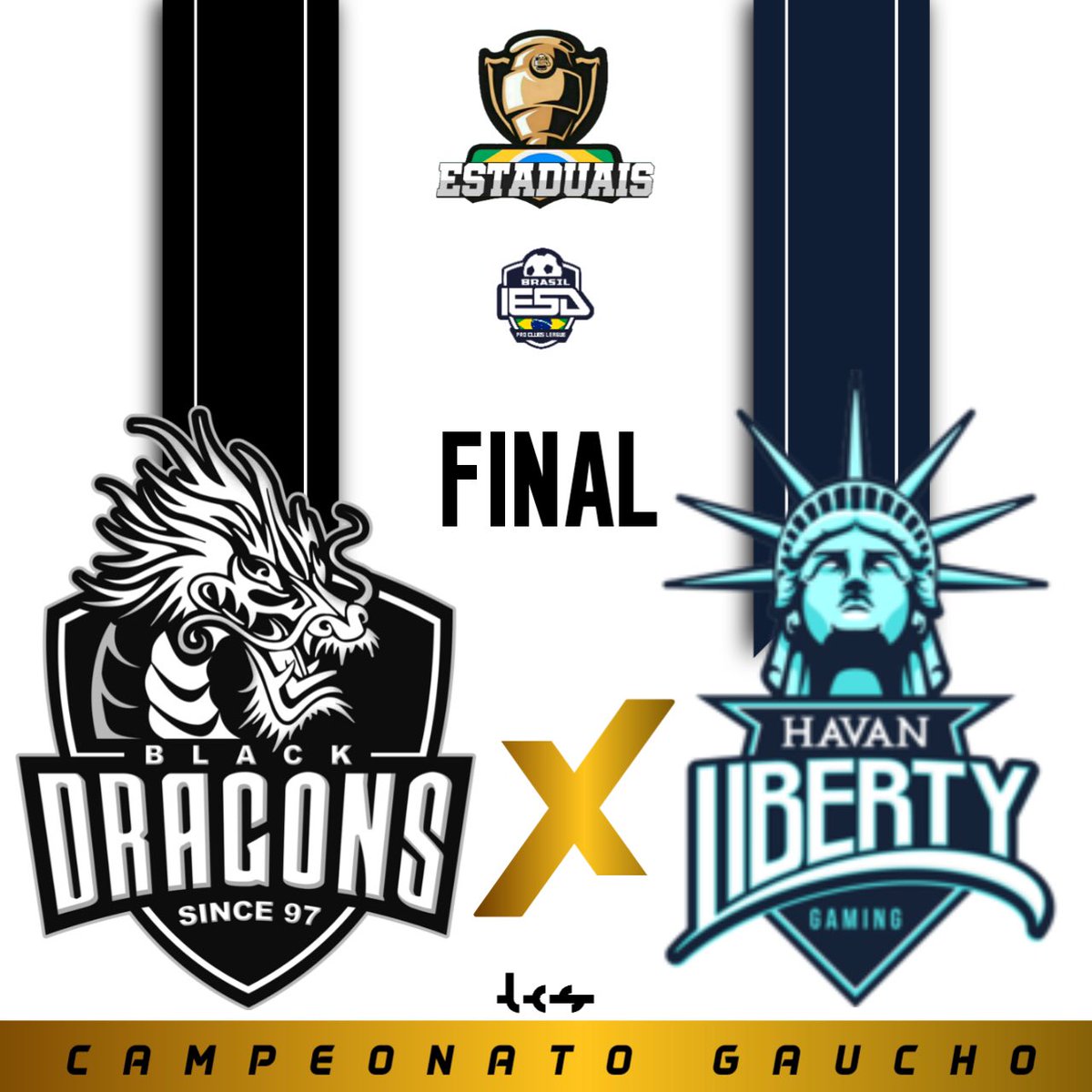 gamundoficial's tweet photo. Prepara a pipoca! Não pisca que o duelo é de gente Grande!
@blackdragonsBR vs @havanliberty
#IesaBrasil #proclubs #fifa20 #ps4 https://t.co/I0q8Xr8l2c