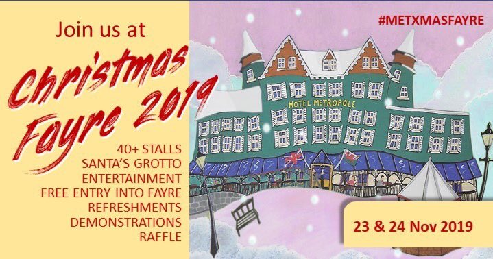 FridayCakes's tweet photo. Showcasing our fabulous Christmas 2019 range of products at @MetropoleHotel #Llandrindod on Saturday 23rd. Cakes, pudds, mince pies, preserves plus delicious 😋 tasters. Looking forward to seeing customers old &amp; new. https://t.co/Sh6Gx1b754