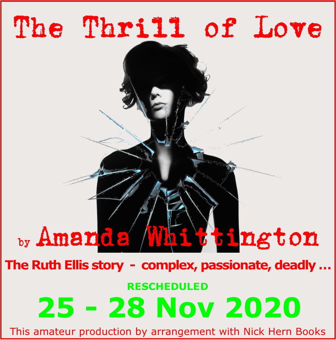 BCPtheatre's tweet photo. Amanda Whittington's "The Thrill of Love" - Rescheduled - https://t.co/Zh3nrx1wM7 https://t.co/lwVERlCux9