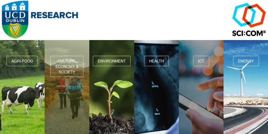 scicomie's tweet photo. Research at UCD  is creating a continuum across science, engineering, humantities, business and the arts through interdisciplinary programmes that are underpinned by fundamental research and scholarship. 

Come meet them @scicomie https://t.co/g9XC2cvAZT