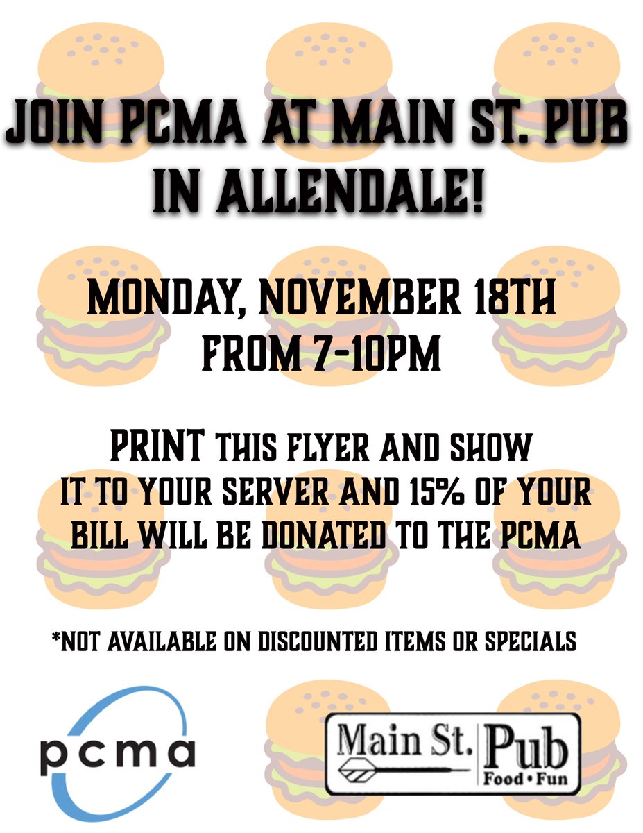 PCMAGVSU's tweet photo. Join us at Main St. Pub tonight to help us raise money for the Convening Leaders Conference in San Francisco!

Show your server this flyer to have part of your total bill be donated to us! https://t.co/PqshatA2tT