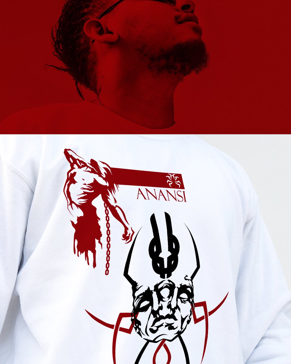 adameverything's tweet photo. Still available 
GHODEADT COLLECTION 
.
.
#anansi #anansithespider #tshirtprinting #nigeria #dietiesanddemigods https://t.co/va0YW6S3KC