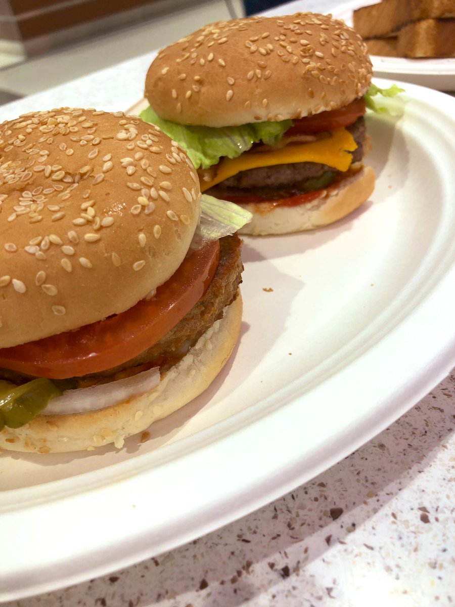 thejasminrose's tweet photo. We visited the newly renovated food court @placedorleans on @CTVOttMornLive and I tried a #Beyondthemeat burger for the very first time...has anyone tried this? I was pleasantly surprised👍🏼 @AWCanada https://t.co/HZy2ep6QIh