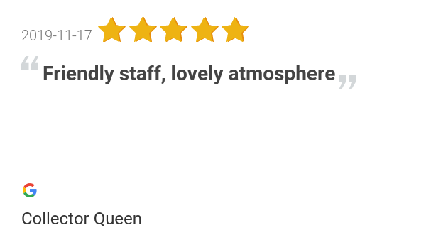 markswinford's tweet photo. New 5.0-star Review: "Friendly staff, lovely atmosphere" https://t.co/RFXlhQ6sfn