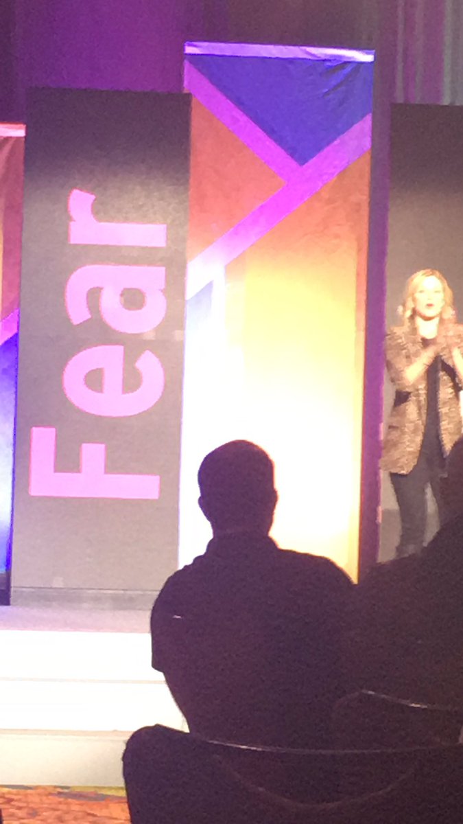 llwristers's tweet photo. Fear is my homeboy. #pltwkeynote #JudiHoller   PLTW conference https://t.co/mVebNmuMMh