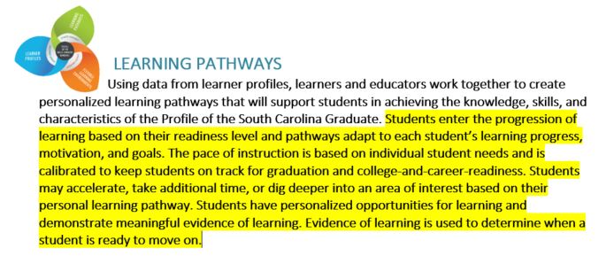 The article 'No Need for Speed,' reiterates the importance of pace as a component within the SC Personalized Learning Framework. gse.harvard.edu/news/ed/19/08/… #personalizesc #teachsc #learningpathway