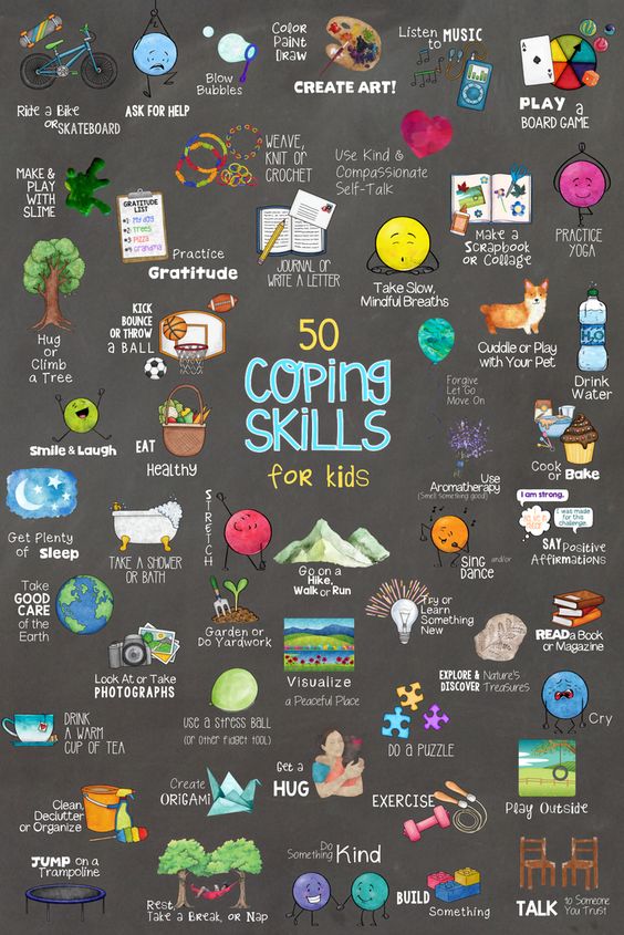 Different coping skills for kids: