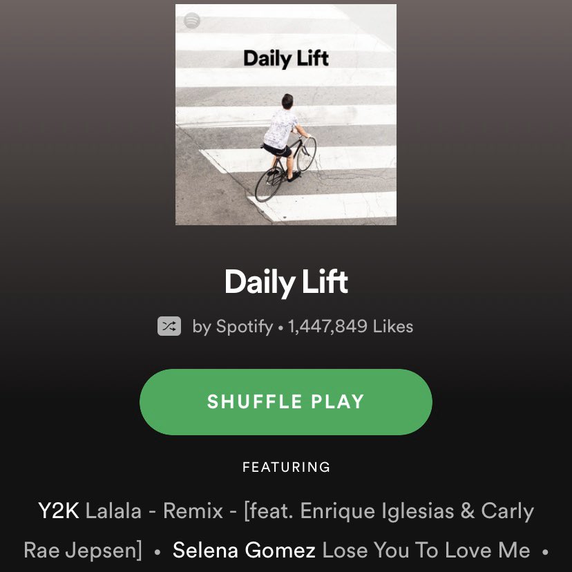 enriqueiglesias's tweet photo. Lalala is featured on @Spotify’s ‘Daily Lift’ playlist https://t.co/Z0C9KMYVzJ and ‘Shisha Lounge’ playlist https://t.co/kC7Grm0GCd Check them out! 🙏🏻 https://t.co/k8dcweZntO