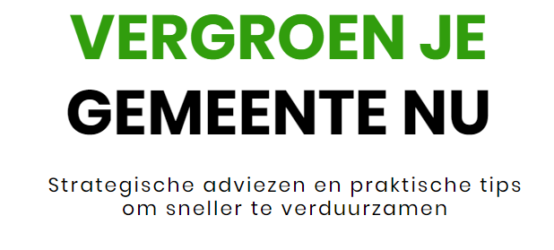 Nederlandse #gemeenten hebben een prachtige kans om #verduurzaming te versnellen, maar laten flinke steken vallen. Ze laten hun oren te veel hangen naar het Rijk en de multinationals, en nemen te weinig zelf de regie.

BestuurlijkNieuws.nl/gemeenten-te-a… #gemeente #bestuur #politiek #ad
