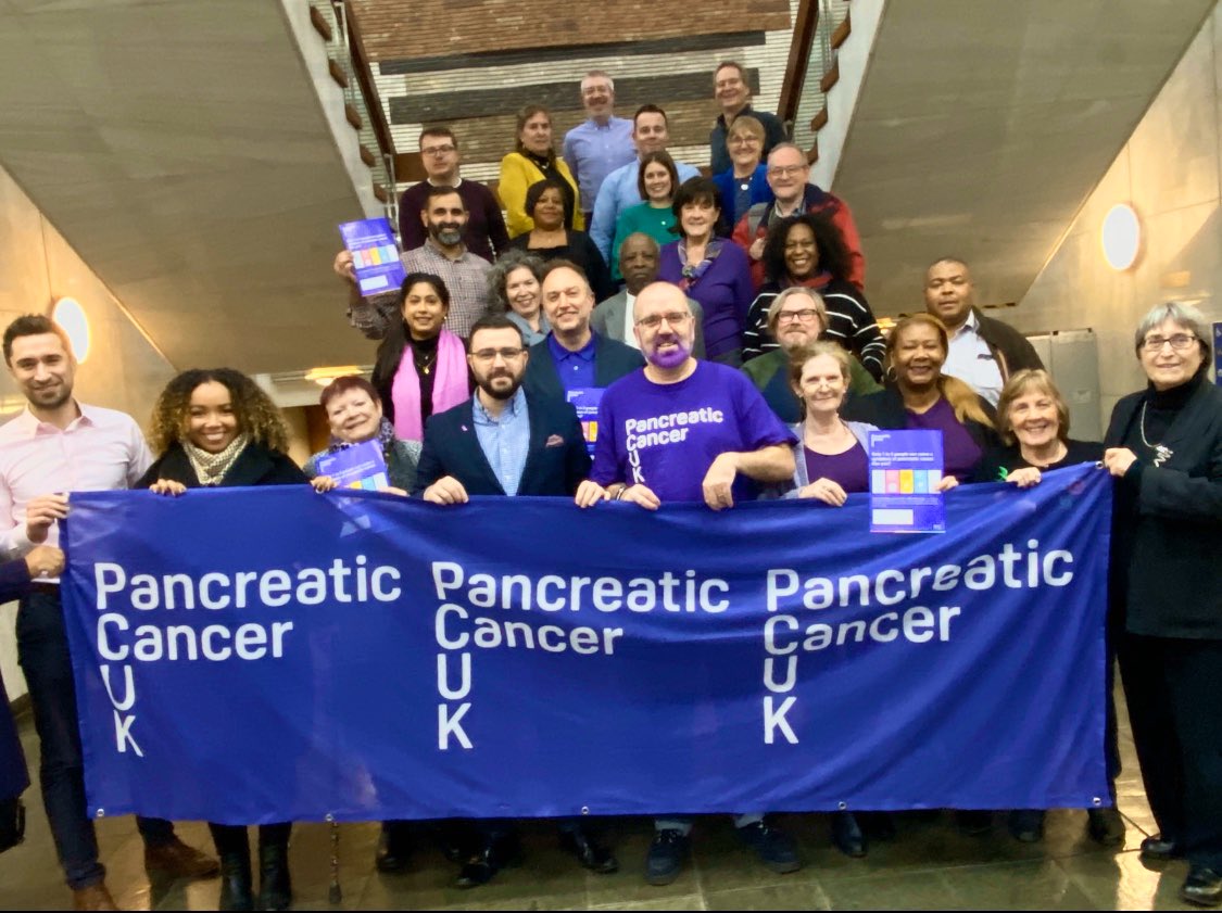 Great to see so many Lewisham Councillors and Mayor <a href="/damienegan/">Damien Egan</a> come together to raise awareness for <a href="/PancreaticCanUK/">Pancreatic Cancer UK</a> during #PancreaticCancerAwarenessMonth special thanks to <a href="/LionelOpenshaw/">Lionel Openshaw</a> &amp; @hughiebhoy66 who made it possible 💜