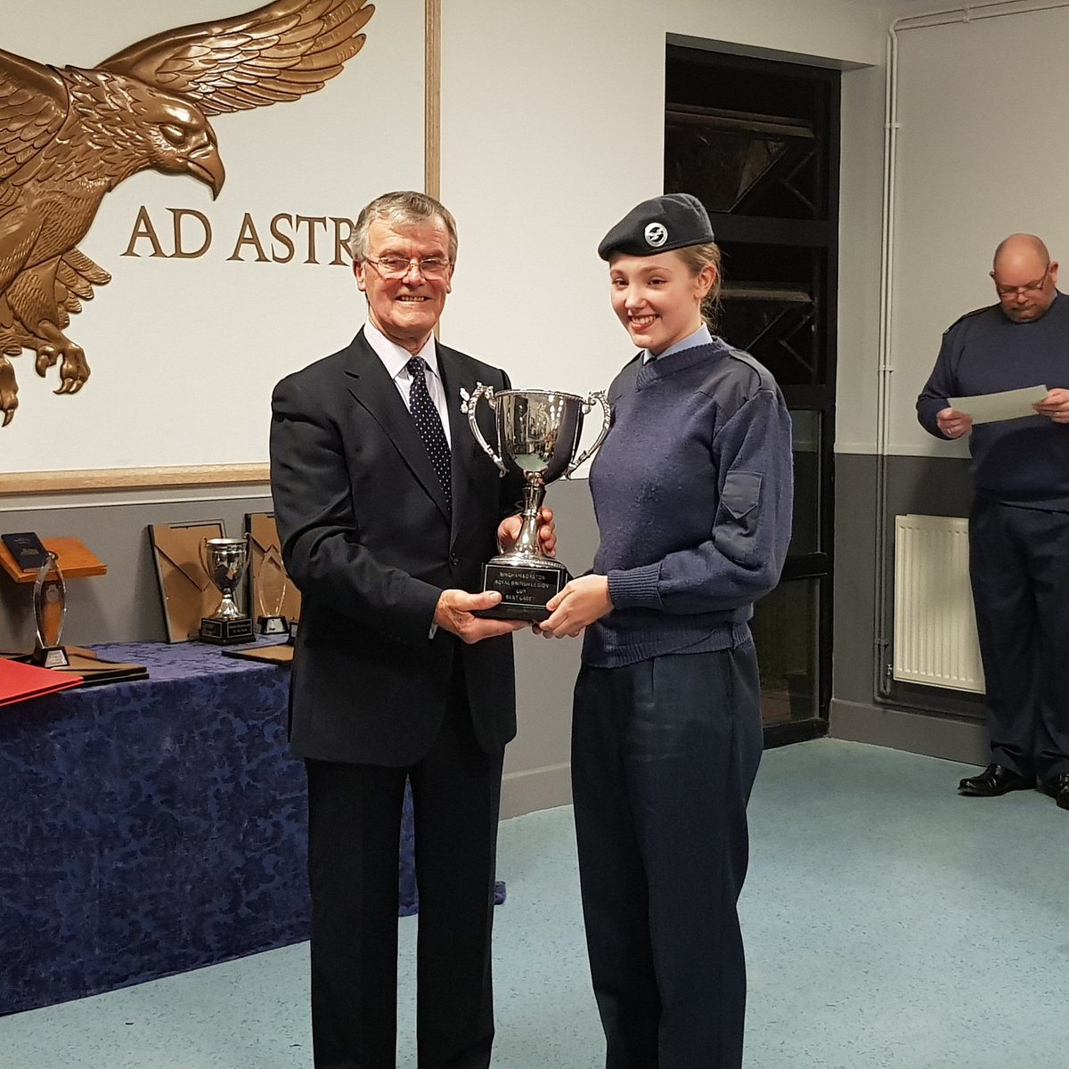 1936 (Newton) Sqn (@1936sqnatc) on Twitter photo The Best Cadet Award sponsored by Bingham and Orston Royal British Legion goes to Cdt Davidge, a young lady with a very bright and promising future with the <a href="/aircadets/">RAF Air Cadets</a> <a href="/PoppyLegion/">Royal British Legion</a> #whatwedo The Best Cadet Award sponsored by Bingham and Orston Royal British Legion goes to Cdt Davidge, a young lady with a very bright and promising future with the <a href="/aircadets/">RAF Air Cadets</a> <a href="/PoppyLegion/">Royal British Legion</a> #whatwedo