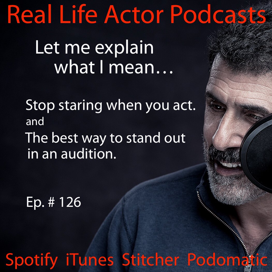 operavlaanderen's tweet image. More solid advice from the man with solid advice. Ep. #126! Jeff will be in Atlanta Dec. 7-8.
podomatic.com/podcasts/reall… #RealLifeActor #actingclass #actingteacher #actingcoach #actingtips #actinglessons #actingpodcast #acting #actingtraining #actor #actress