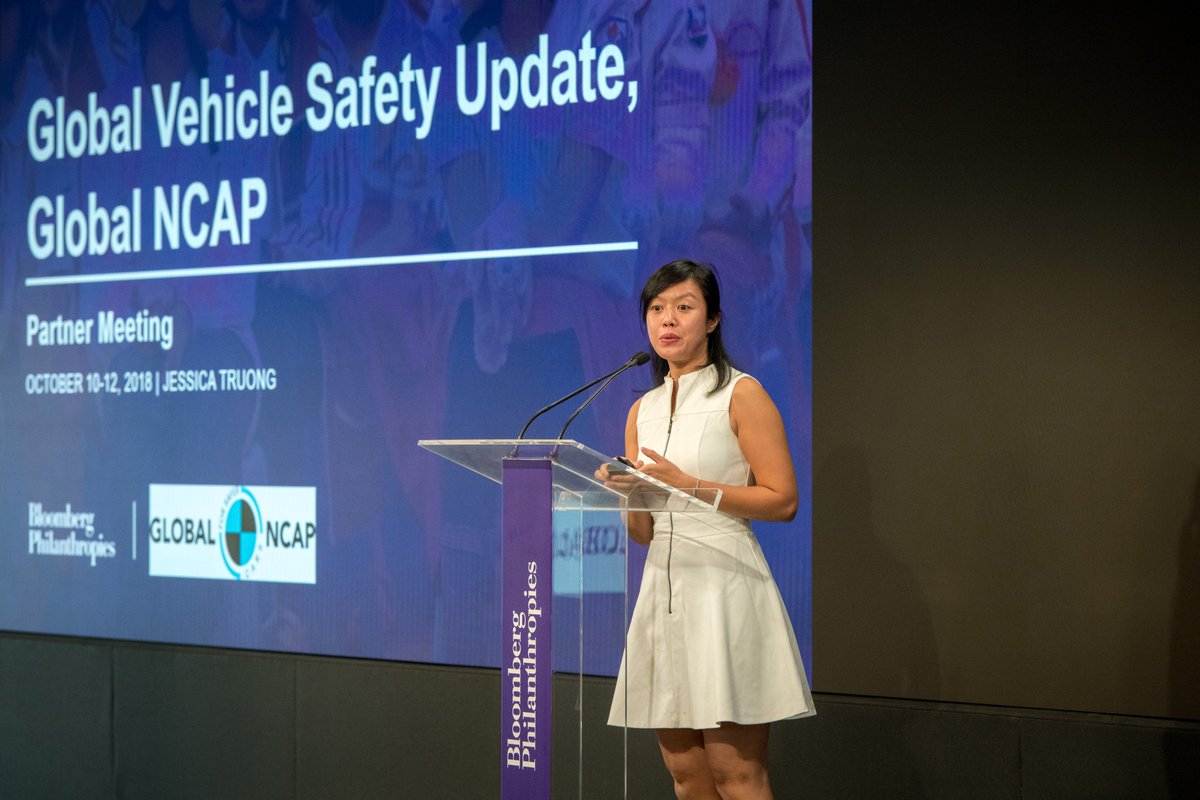 In many countries, cars lack safety features we take for granted like seat-belts or airbags. In the latest episode of #FollowTheData, we discuss our investments in road safety with <a href="/GlobalNCAP/">Global NCAP</a> through the Bloomberg Initiative for Global Road Safety. bloombg.org/2KA5Ypp
