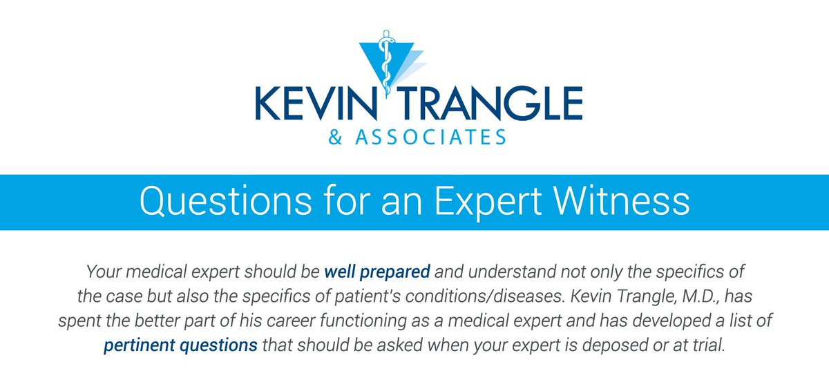 IMEProvider's tweet image. Medical experts should be well prepared and understand not only the specifics of the case but also the specifics of patient’s conditions/diseases. See a list of pertinent questions that should be asked when your expert is deposed. independentmedicalexperts.com/wp-content/upl…