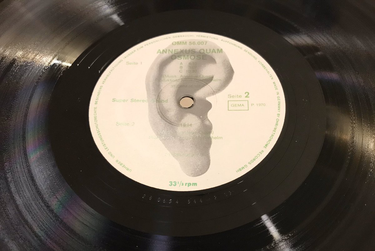 CatoCrane's tweet photo. .#ANNEXUS QUAM - #OSMOSE #Vinyl LP Record - Pristine Probably un-played Condition - No Fingerprints - Paper Sleeve Slight Corner Creases - As New !  1970 - In Cato Crane’s  ‘5Counties BidLive-OnLine’  Real Time Internet #Auctions In 2020 @Gary_Loper @shrewsmorris @VintageVinylsUK https://t.co/dUbiC7Pjru