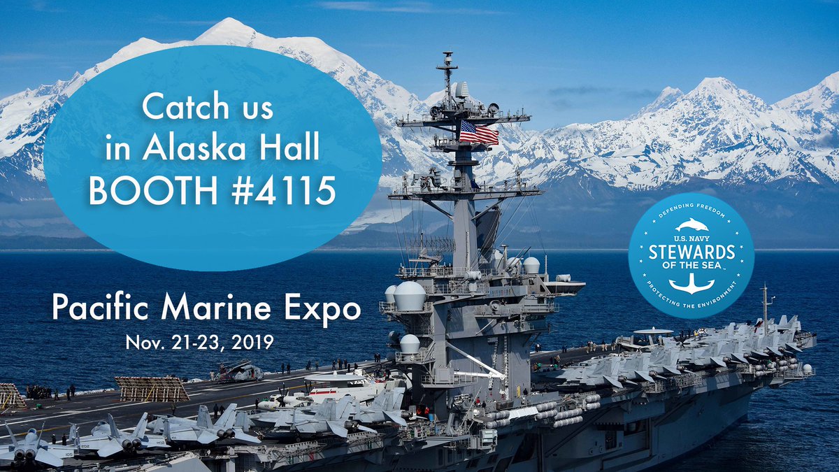 USPacificFleet's tweet image. If you&apos;re attending @PacMarineExpo in Seattle, catch your #USNavy in #AlaskaHall&apos;s booth 4115! #PME19