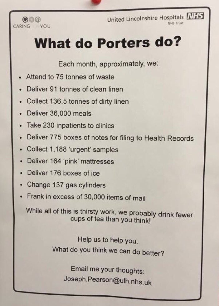 NHSMillion's tweet image. We think NHS porters are absolutely incredible

Please RT if you do too, and remember that a vote for the NHS is a vote for them 

#VoteNHS