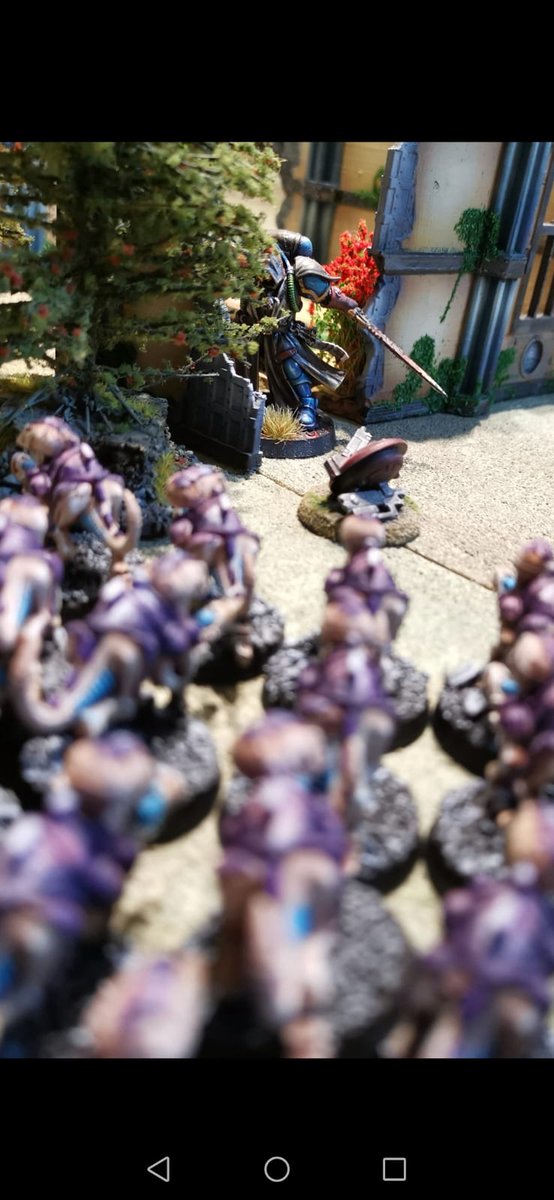 tabletopfaraway's tweet photo. Some belated pics from a triple threat game of #40K last week between Dan's #salamanders friend of the group Martin (using Dan's #tyranids) &amp; JD's crafty #aeldari who managed to stay out of shot of any photos #gamesworkshop #Warhammer #warhammer40k https://t.co/mV1bNTvJfT