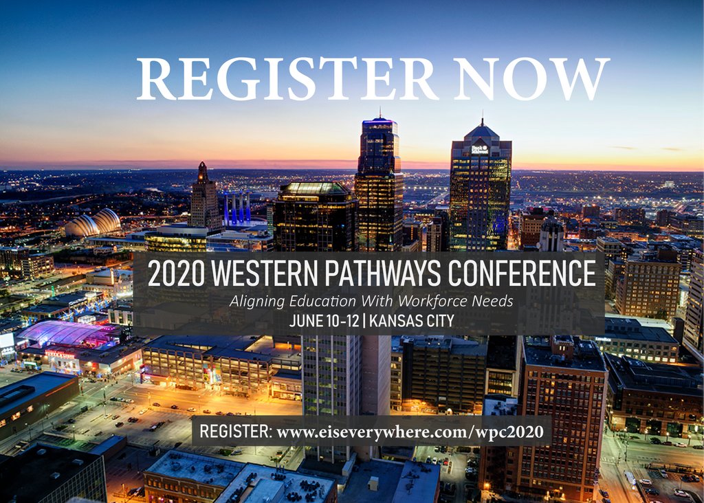 Registration is OPEN for the 2020 Western Pathways Conference! The Conference is an action-oriented event where bipartisan state teams &amp; individuals work together to address issue facing our education/workforce development system. Learn more &amp; register: buff.ly/2q7BLqe