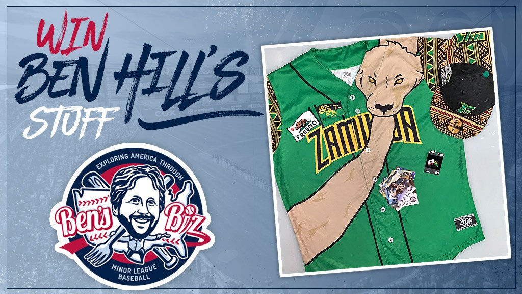 MiLB's tweet image. 🎉 It's time for another sweepstakes!

Enter for a chance to Win Ben Hill's Stuff by following @MiLB and @bensbiz, and retweeting this tweet.