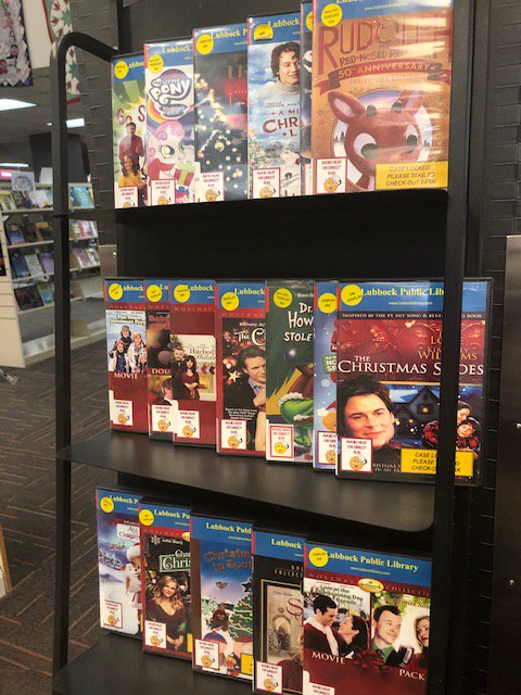 lubbocklibrary's tweet photo. #MahonLIB is getting in the holiday spirit a little early! We've got everything from your favorite holiday classics to Hallmark Christmas Movies, ready to check out!
Stop by and browse our collection before they disappear! https://t.co/vcVNUoB4FF