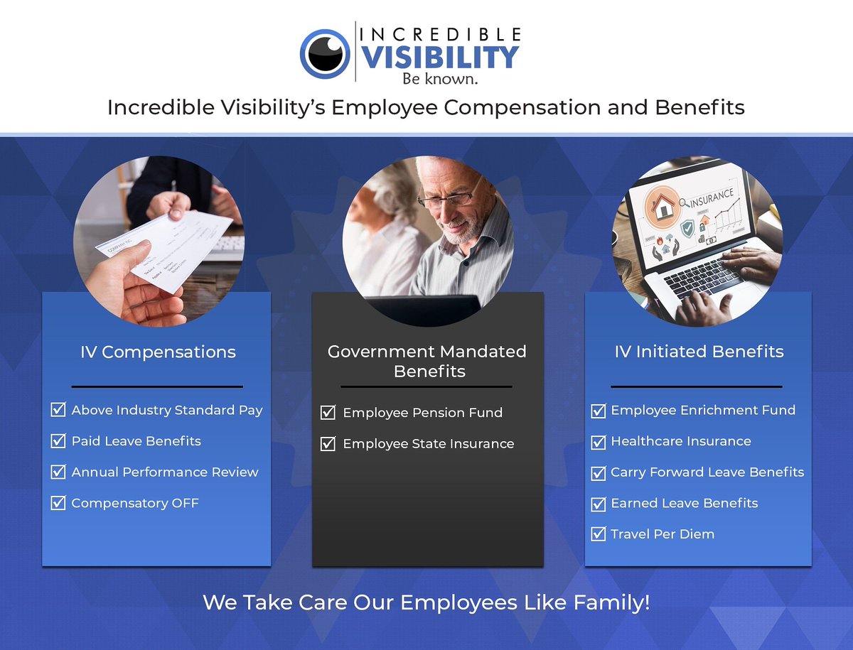 Achieving client satisfaction is our goal and creating an enjoyable work environment is our mission. At Incredible Visibility we strive in offering our employees with great benefits. We take care of our employees like family!

#dedicatedemployees #offshorebranch