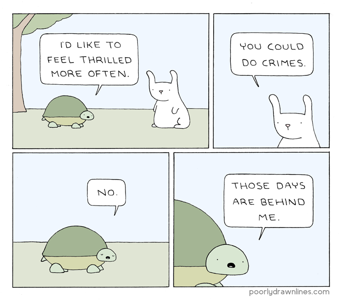thrilled 