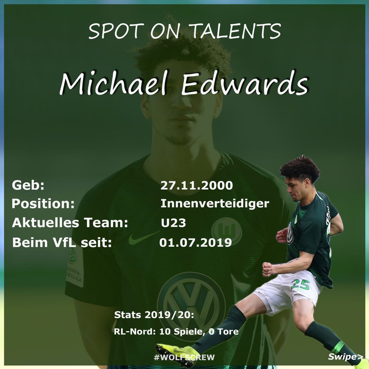 wolfscrew_'s tweet photo. #SpotOnTalents ist in letzter Zeit etwas hinten runter gefallen, den mittlerweile fünften Teil findet ihr jetzt hier: https://t.co/86zs1oSswd 💚🔥
_____
#WOLFSCREW #VfLWolfsburg https://t.co/8sFzUb0WZj