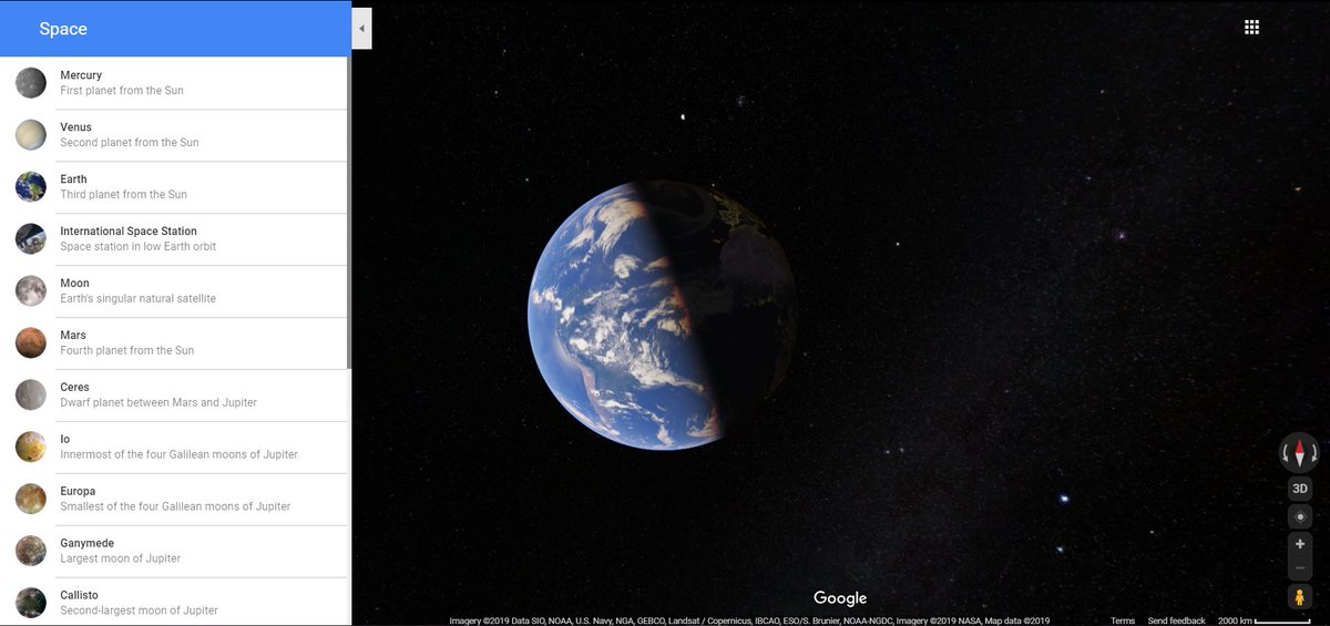 PaoliniMethod's tweet photo. The wonders of #space are at your fingertips! Did you know that you can explore other planets and the International Space Station on Google Maps? Just go to Google Maps, change the view to satellite and zoom all the way out. Learn and enjoy!

#PaoliniMethod #homeschooling https://t.co/U04xnRflRQ