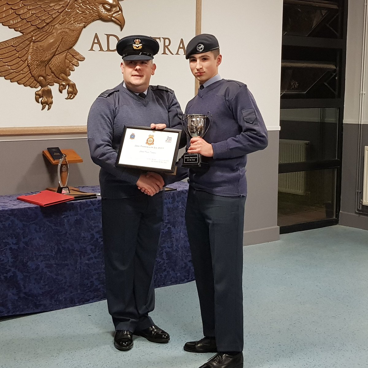 1936 (Newton) Sqn (@1936sqnatc) on Twitter photo The Sports Person Award is given to Cdt Dodder who has competed at Wing and Region level, excelling in both swimming and athletics 🏊♂️🏃♂️ @SEMidsWgATC <a href="/CERegionRAFAC/">C & E Region RAFAC</a> The Sports Person Award is given to Cdt Dodder who has competed at Wing and Region level, excelling in both swimming and athletics 🏊♂️🏃♂️ @SEMidsWgATC <a href="/CERegionRAFAC/">C & E Region RAFAC</a>