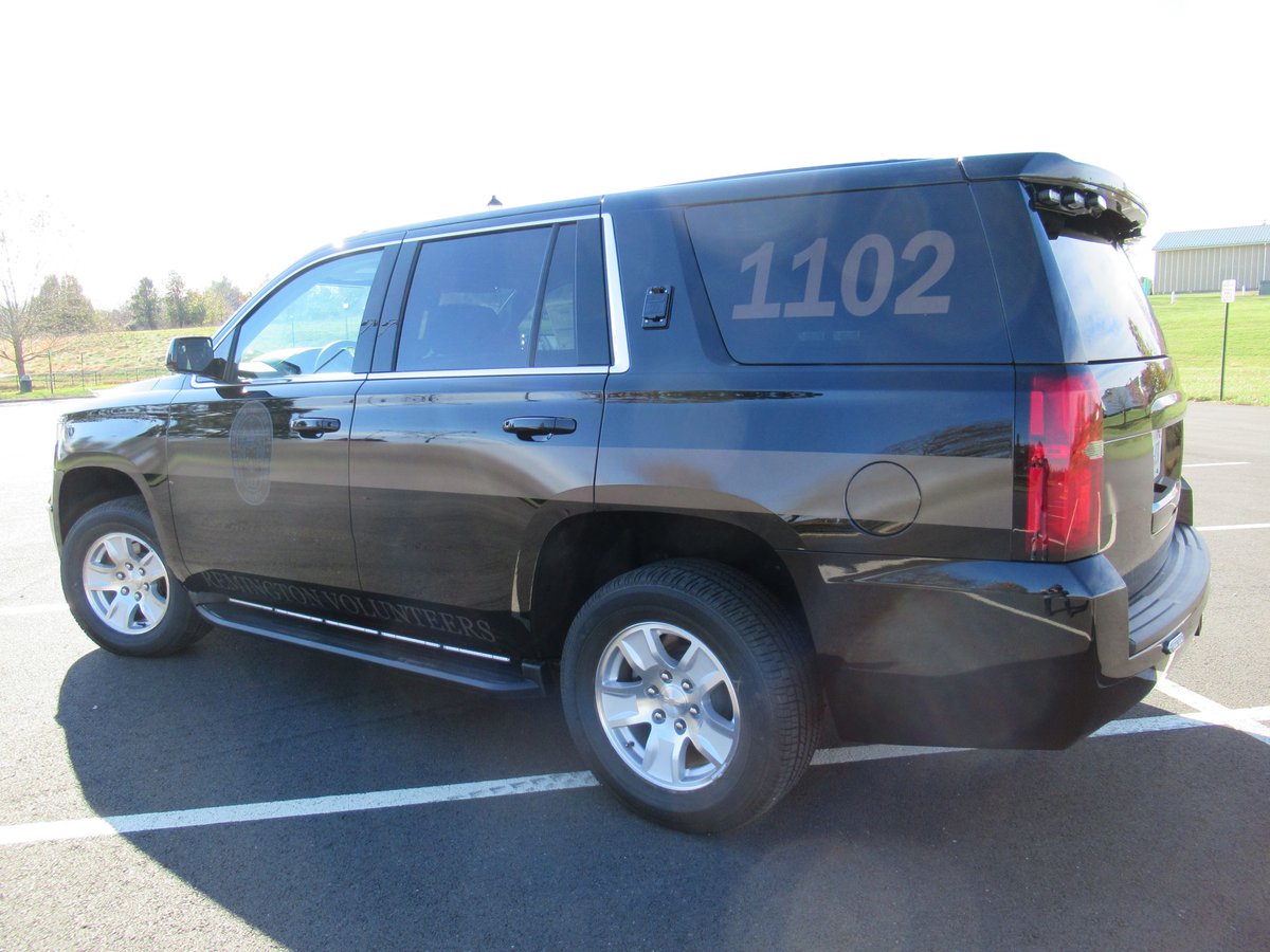 FASTLANE_EV's tweet photo. Congratulations to Remington Volunteer Fire and Rescue Department on their new 2020 Chevy Tahoe! We hope that you love it Chief! #EMS #CommandVehicles https://t.co/FiGJGW6nnC