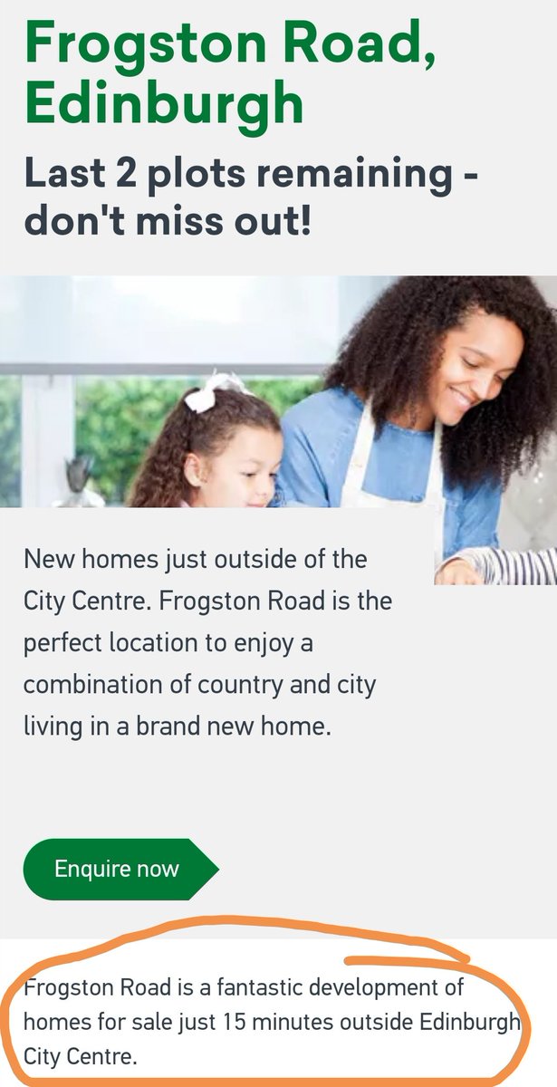DrScottArthurMP's tweet photo. Homes on Frogston Road being sold as being 15 minutes from the city centre... https://t.co/CsPhdjJUvZ