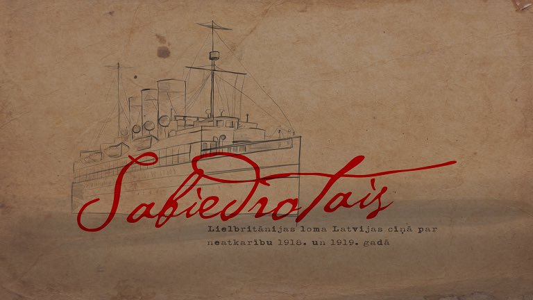 MrKeithShannon's tweet photo. A career high. Watching ‘Sabiedrotais’ (‘Ally’), a documentary film by @UKinLatvia & @Locomotive1995 about Britain’s support for Latvia’s independence in 1918 & 1919, being broadcast on Latvian national television LTV7 on Latvia’s National Day #InDefenceOfFreedom #NosargātBrīvību https://t.co/RsxOwe2u4B