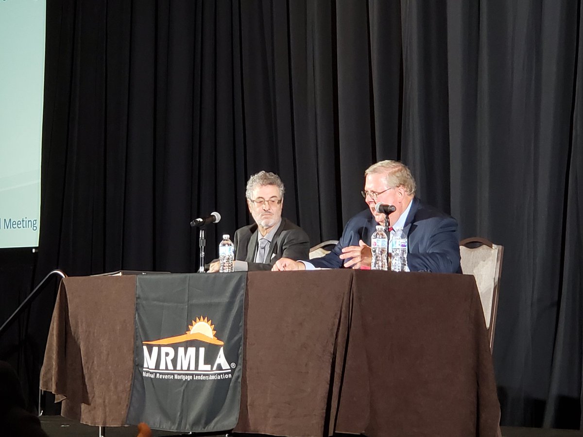 RMSIDAC's tweet photo. Listening to the Honorable #BrianMontgomery, Assistant Secretary for Housing/Federal Housing Commissionert/Acting Deputy HUD Secretary share the status of the #reversemortgage industry and his continued support of the program at the #NRMLA conference. Thank you Brian! https://t.co/7zKeWhZNie