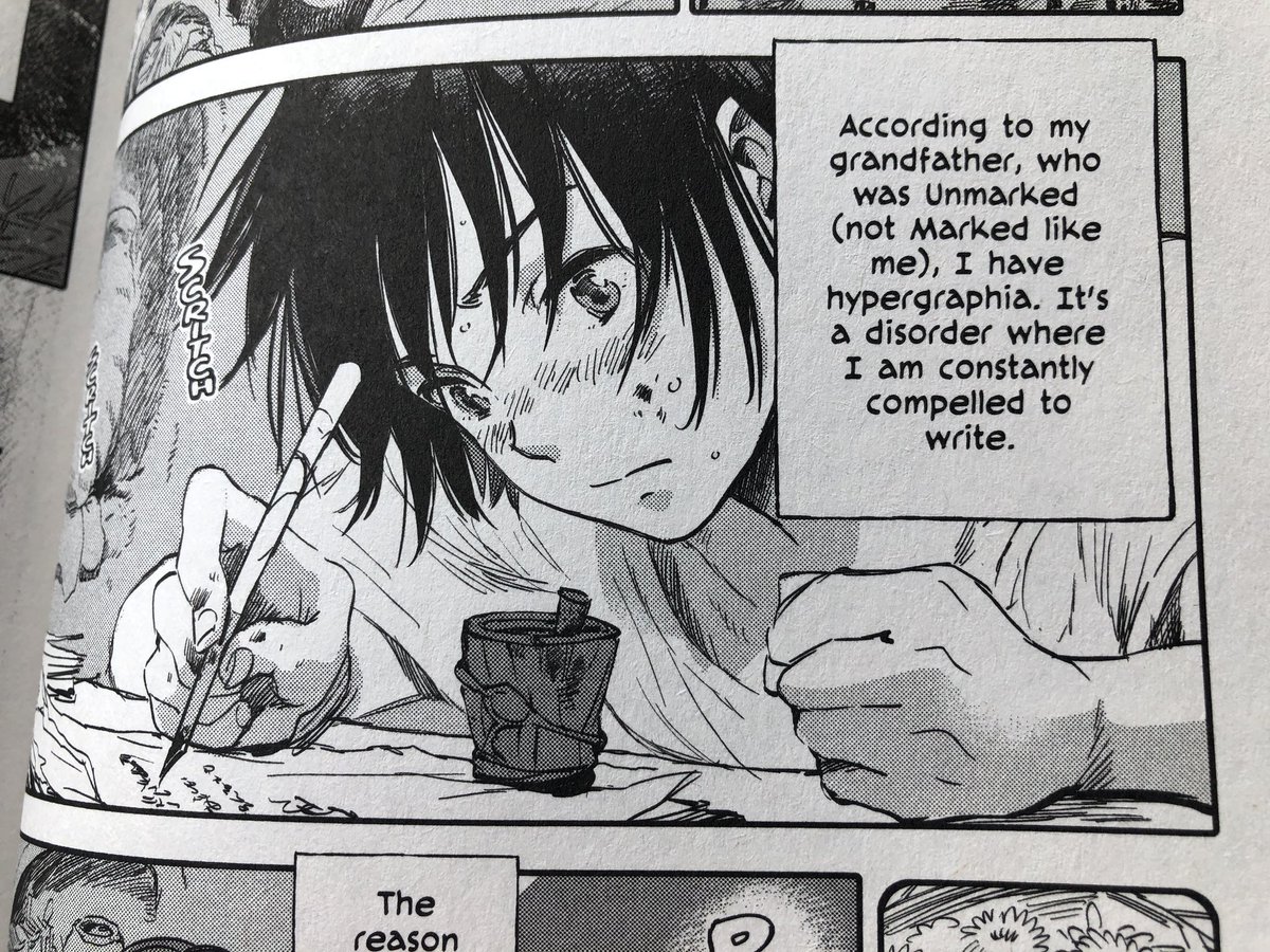 GrellDragon's tweet image. #Hypergraphia = me