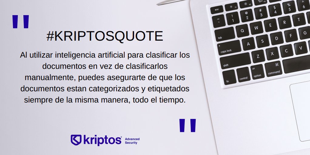 KriptosCorp's tweet image. #KriptosQuote ✍👨💻 | #AI #Kriptos #ArtificialIntelligence #Classification #Accuracy