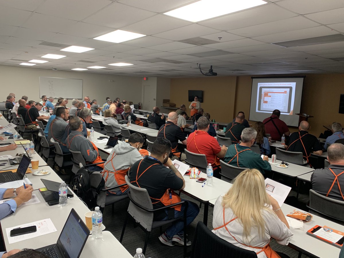 Entry Door training happening now in the Southeast!! Thank you Ashley for all the support.