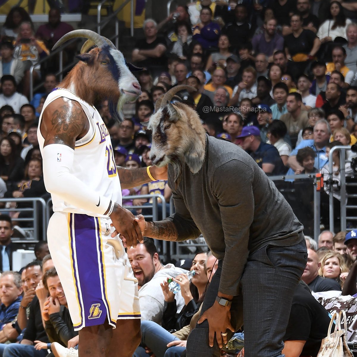 adrik24's tweet photo. GOAT RECOGNIZE GOAT 🐐🐐 https://t.co/E8RnE9m6Py