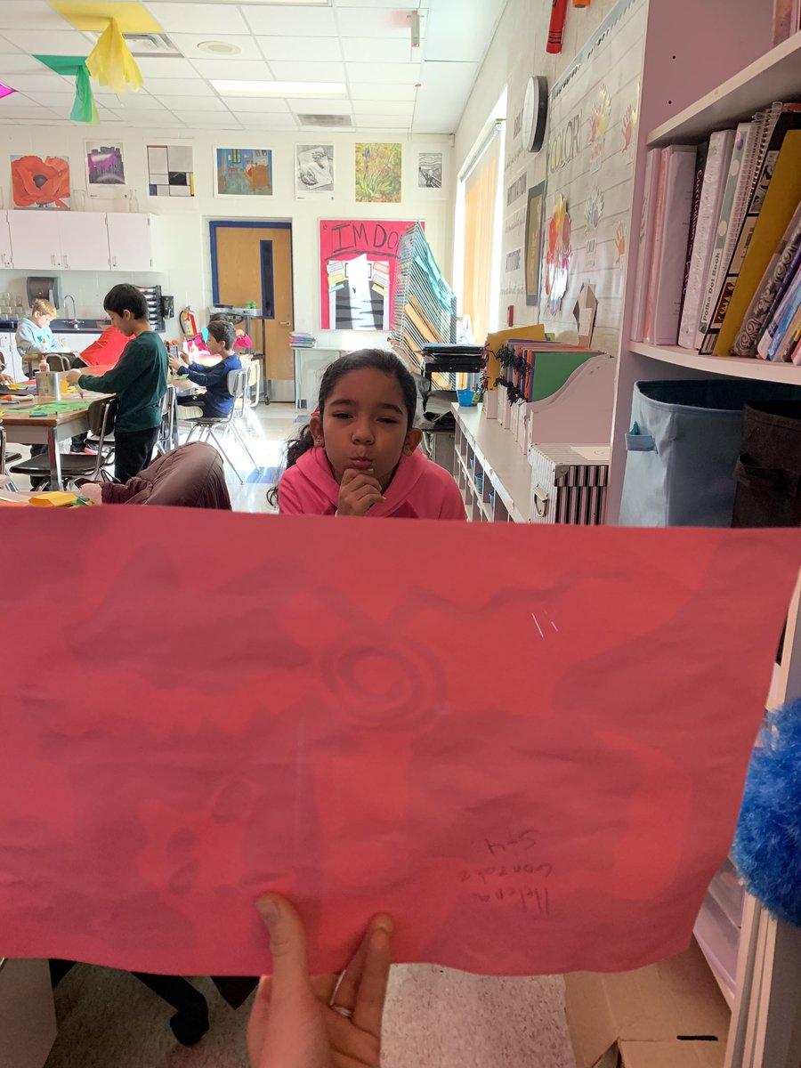 MsSullivanArt's tweet photo. Holding up students artwork so they can be the decision makers about if they are done or not! I love how honest they are with themselves! @HamiltonHawks82 https://t.co/4vydRvvpb7