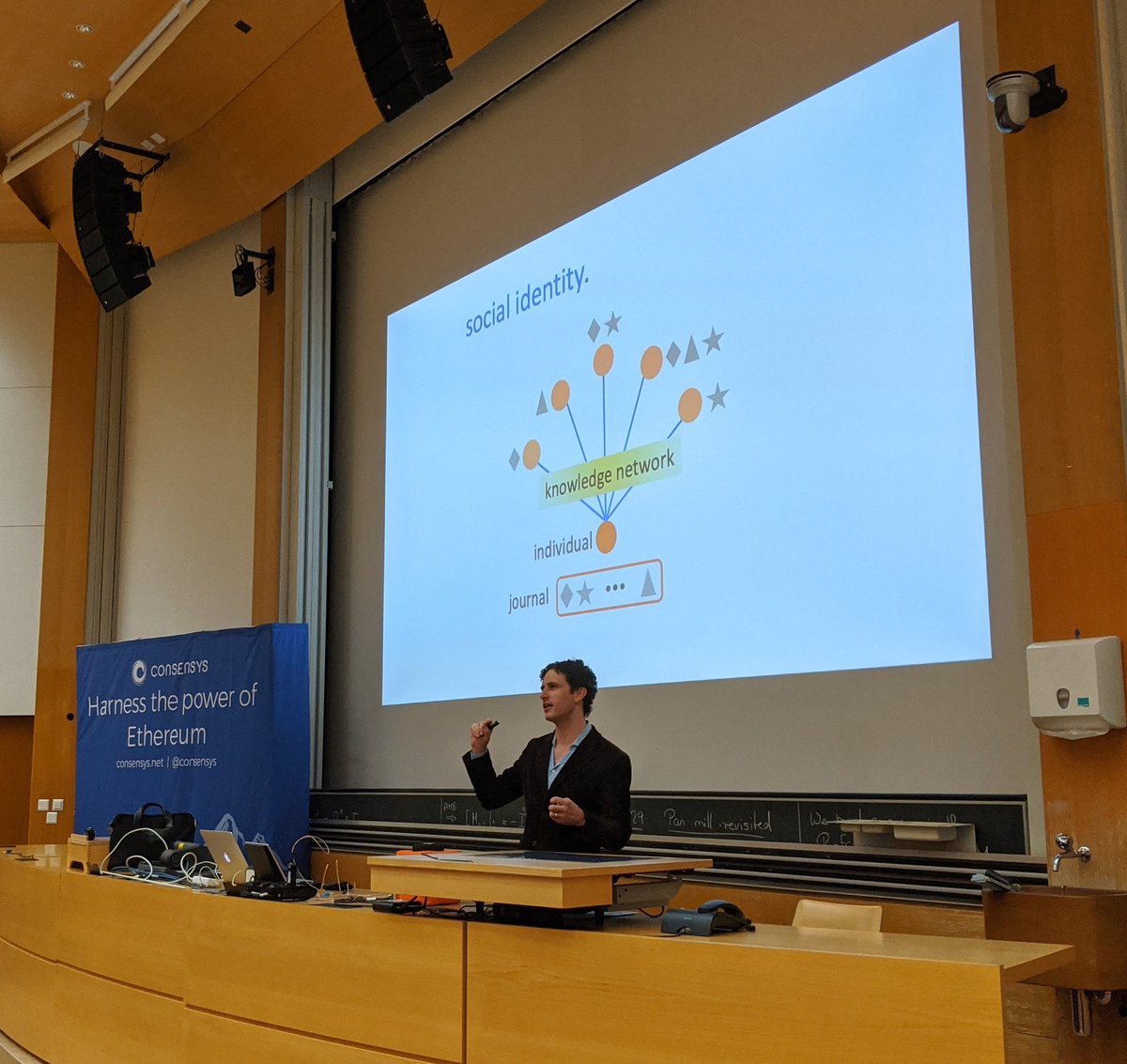 dwddao's tweet photo. TIL that sharing your "personal" data also means that you are always sharing bits of information of people in your social network. This has major implications on how we define general data ownership. Thanks @glenweyl and @RxCSwitzerland for a great event today. https://t.co/rXrN61jvIK
