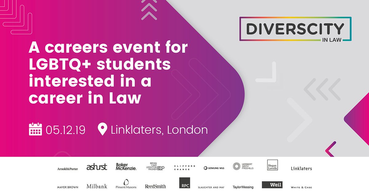 arnoldporter's tweet photo. We're proud to participate in #DiversCityInLaw, an award-winning event where #LGBTQ+ students can learn more about legal #careers, get advice from those in the sector and help students feel more confident about applying to top law firms. #diversity https://t.co/FVLMp1Raj6 https://t.co/vYl8qYArBg