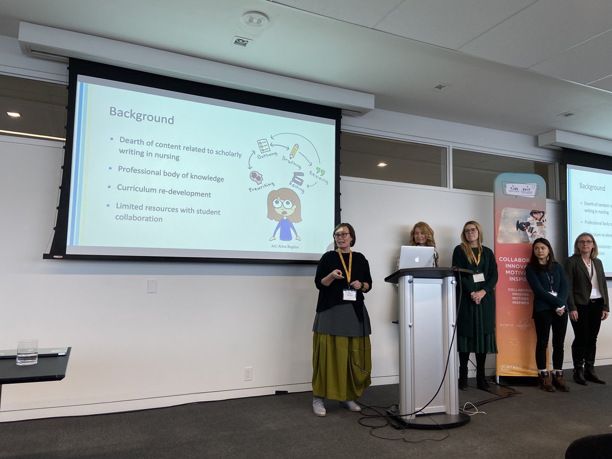 Grateful for the opportunity to present with a mighty Ryerson #nursing team and to our @ryersonlibrary for the #oer grant to create an open textbook on scholarly writing in nursing, fresh off the press! pressbooks.library.ryerson.ca/scholarlywriti… @7024patient <a href="/hughes0311/">Michelle Hughes</a> <a href="/andyngo_tan/">Andy Tan</a>
#TESS2019