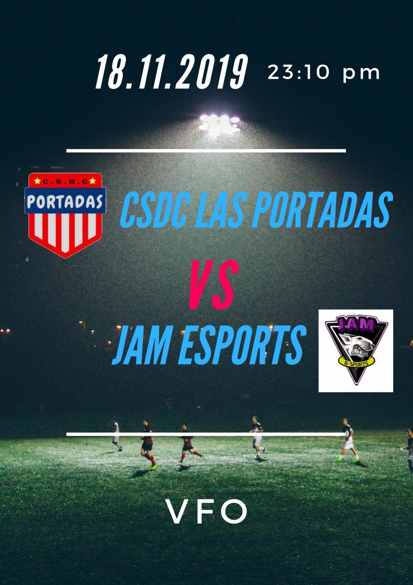 LasPortadasPro's tweet photo. 🎮⚽️ LIGA | Jornada 3 de @VFOspain 

@LasPortadasPro 🆚 @jam_esports 

📺DIRECTO 23:10 https://t.co/akcrndqbG7

Mucha suerte en el partido 🤝

#VamosLp ⚽️💪🏼 https://t.co/slfhpW4iVK