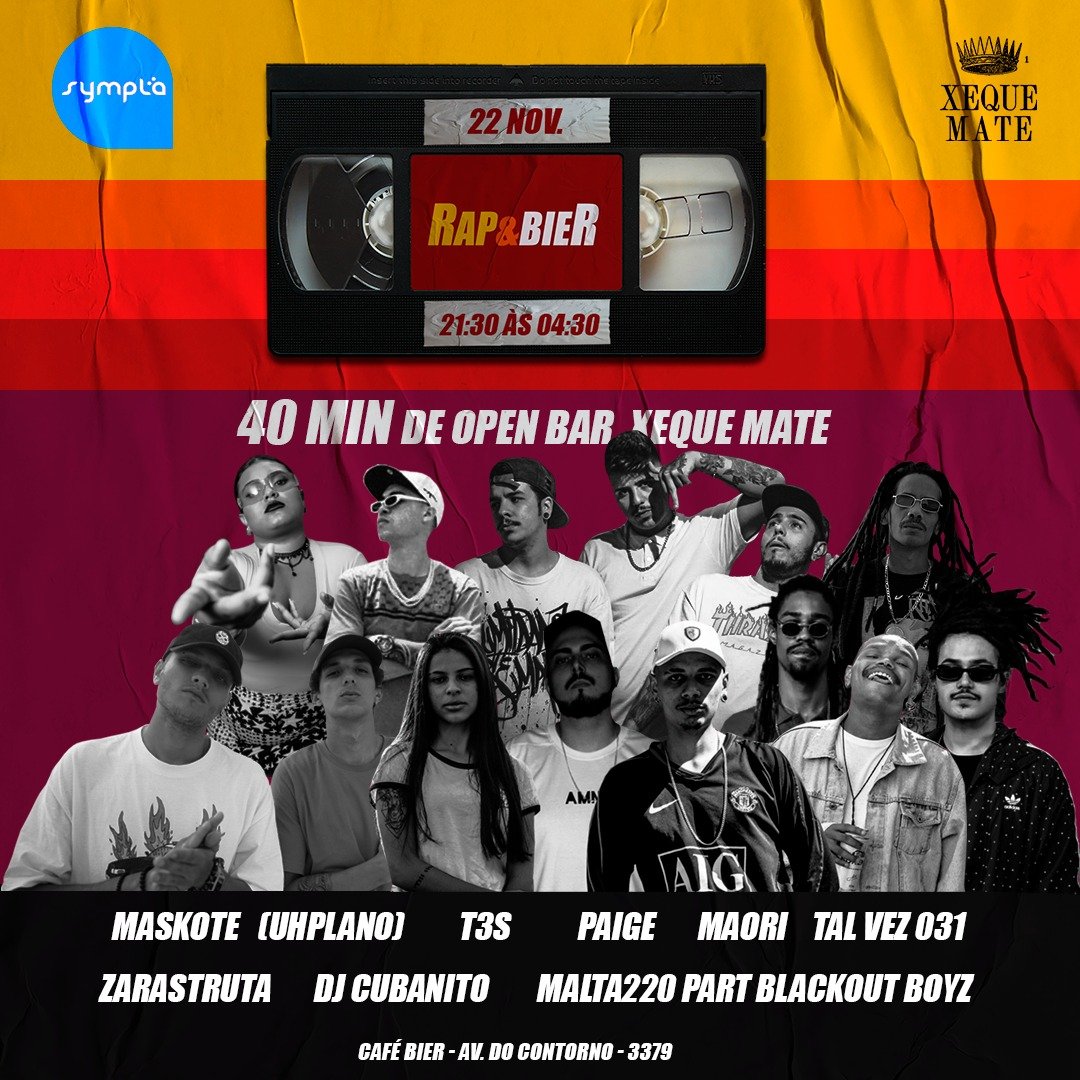 rapbier's tweet photo. 🔥🔥🔥QUEM VAI COLAR NO ROLÊ DO DIA 22/11 DA UM RT AQUI🔥🔥🔥
#belohorizonte #HipHopMusic #Rap #role #festa #show https://t.co/7hlvlVdZU8
