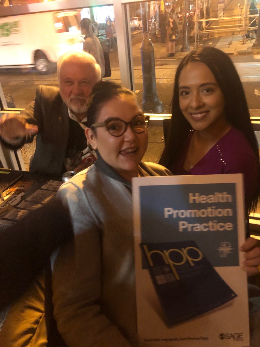 TheHPPJournal's tweet photo. #ICYMI Remembering #APHA2019 in Philadelphia and #HPPJournal MeetUp! We are thankful to have all of you as part of this community! @sjsumph1 @evelyngrcia1 @JovonniSpinner @HollyMatta @KatheenMRoe @SOPHEtweets @SAGEHealthInfo https://t.co/gOmcqlqxWB