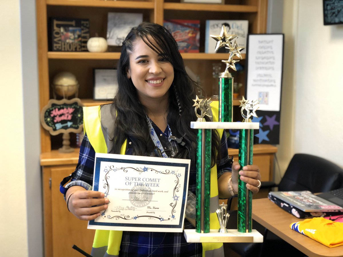 CasaLomaBCSD's tweet photo. Congratulations to CPAL, Ms. Tati, for being selected our Super Comet of the Week!! #teamCasaLoma #teamBCSD https://t.co/2KCubZkgJ6