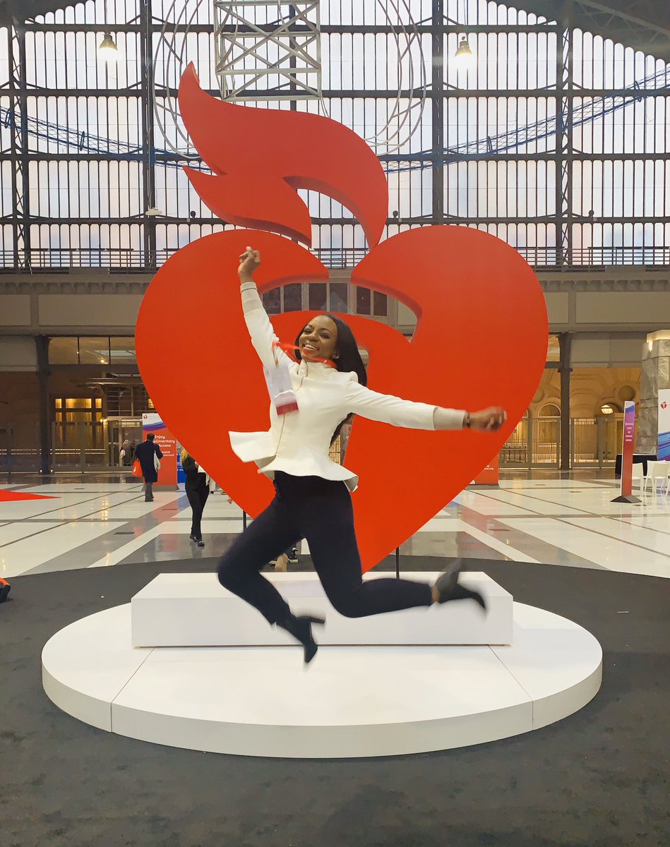 Ohh what a feeling! 💃☺️ 
Conference done and dusted! It’s been such an amazing experience here in Philly- and I’m taking back with me all the knowledge & motivation as we strive to complete this PhD! Until next time @AHAMeetings 
#AHA19 #AHAJump #phdchat #WomenInSTEM