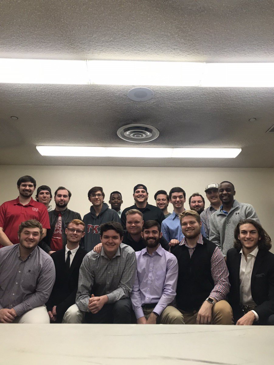 We would like to welcome our Gamma-Chi pledge class as the newest editions of Tau Kappa Epsilon! <a href="/TKE_Fraternity/">Tau Kappa Epsilon</a>