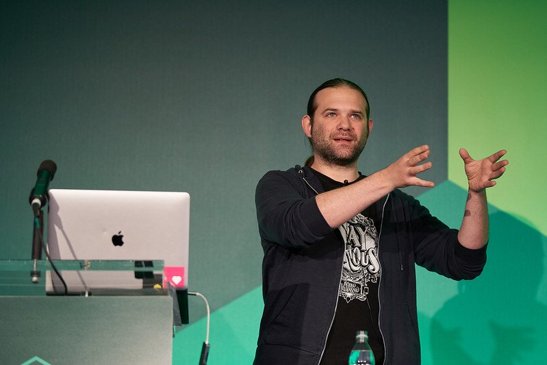 NodeConfEU's tweet photo. JAMStackin’ | @ddprrt of @dynatrace 

📹 Watch here: https://t.co/jrAaO4akJa

#NodeConfEU #Nodejs #Javascript #Opensource #NodeIs10 #JAMstack https://t.co/cKDCctXU8J